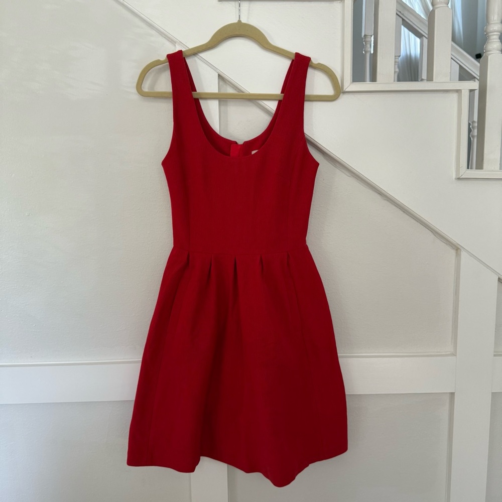 Banana Republic Vibrant Red Mini Dress